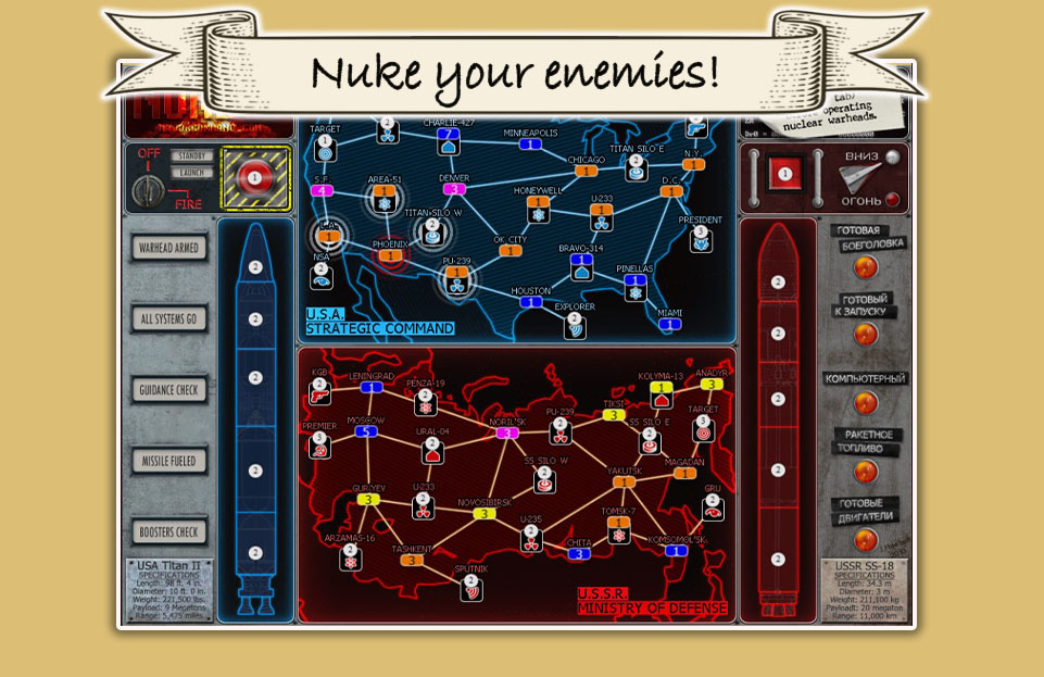 MajorCommand nuclear strategy map preview